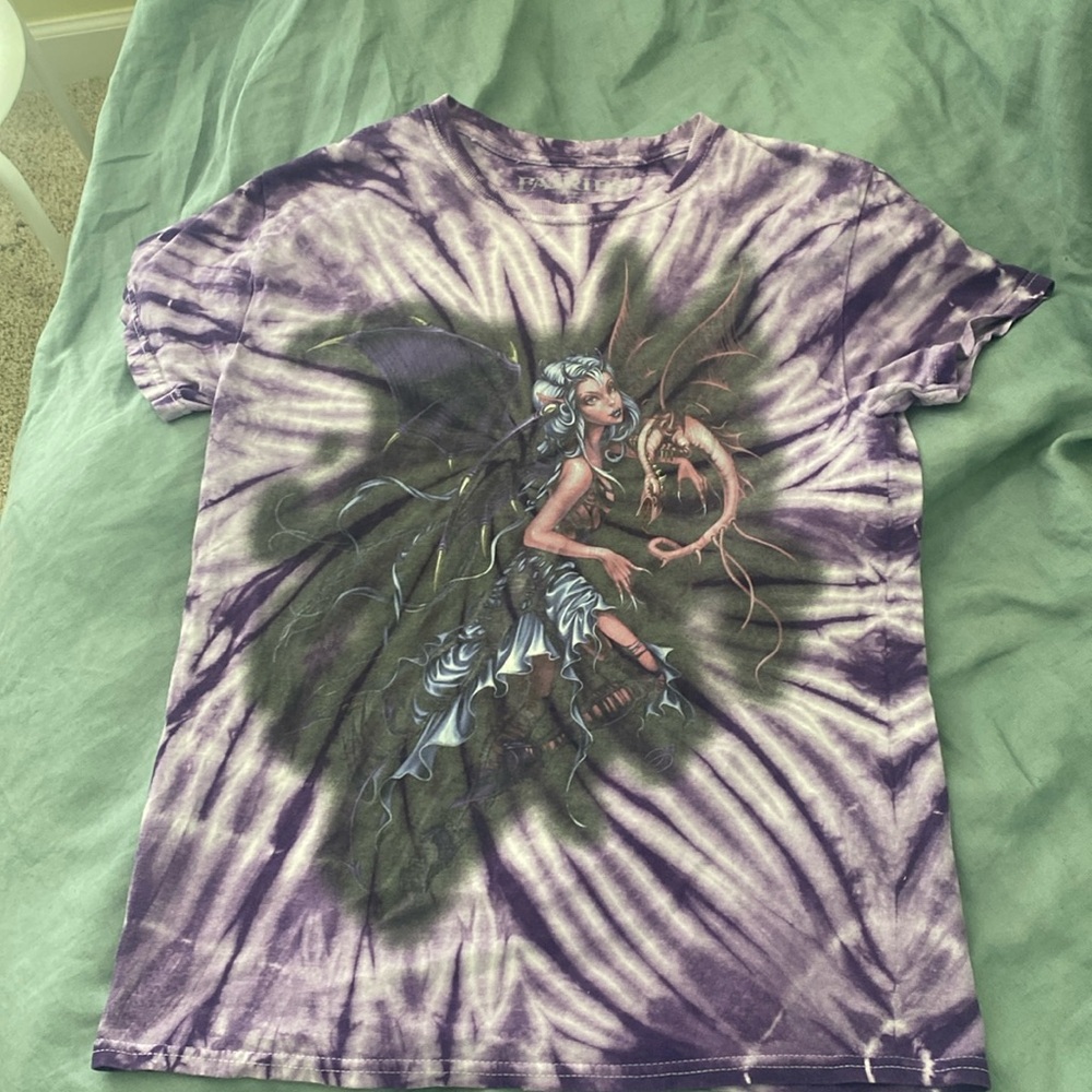 Hot Topic s/m purple fairy, grunge, hippy shirt